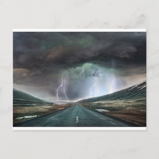 Carte Postale La Vie Est Une Route (Devant)