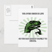 Carte Postale La vie et la mort du philosophe (Devant / Derrière)