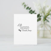 Carte Postale La vie n'est pas mesurée (Debout devant)