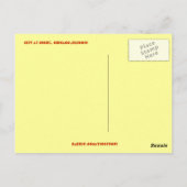 Carte Postale la vie nocturne de chicago (Dos)