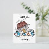 Carte Postale La vie se déplace (Debout devant)
