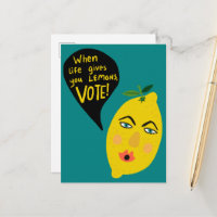 La vie vous donne citrons Vote 2024 Élections Cute