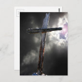 Carte Postale La vieille croix robuste (Devant / Derrière)