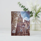 Carte Postale La Vieille Église, Amsterdam (Debout devant)