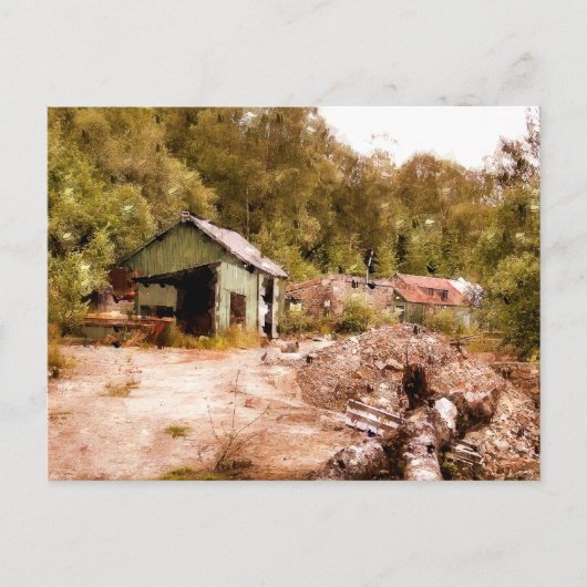 CARTE POSTALE LA VIEILLE MINE D'OR (Devant)