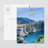 Carte Postale La vieille ville de Dubrovnik (Devant / Derrière)