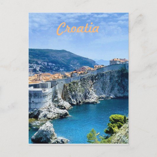 Carte Postale La vieille ville de Dubrovnik (Devant)