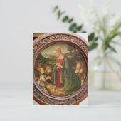 Carte Postale La Vierge adorant l'Enfant Jésus (Debout devant)