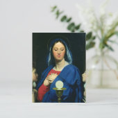 Carte Postale La Vierge de l'hôte, 1866 (Debout devant)