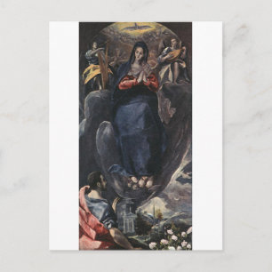 Carte Postale La Vierge de l'Immaculée Conception, El Greco 