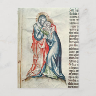 Carte Postale La Vierge et le Christ, de la passion de