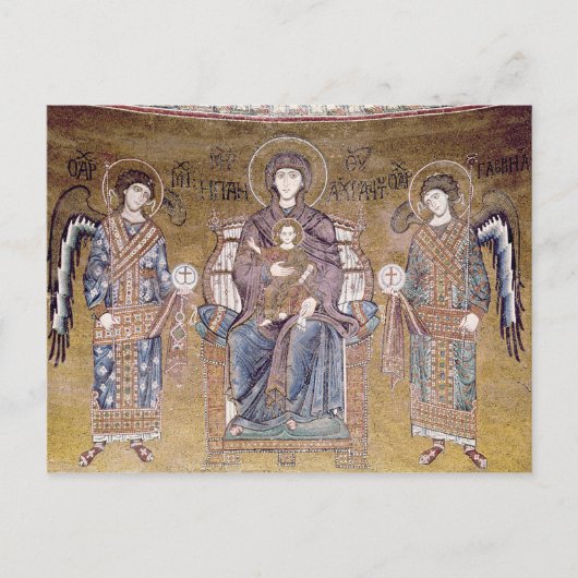 Carte Postale La Vierge et l'enfant (Devant)