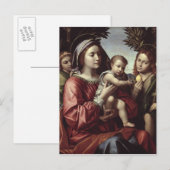 Carte Postale La Vierge et l'enfant (Devant / Derrière)