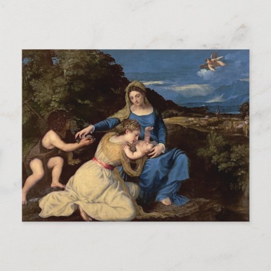 Carte Postale La Vierge et l'enfant avec les saints, 1532 (Devant)