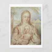Carte Postale La Vierge et l'Enfant en Egypte, 1810 (tempéra sur (Devant)