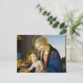 Carte Postale La Vierge et l'enfant par Sandro Botticelli (Debout devant)