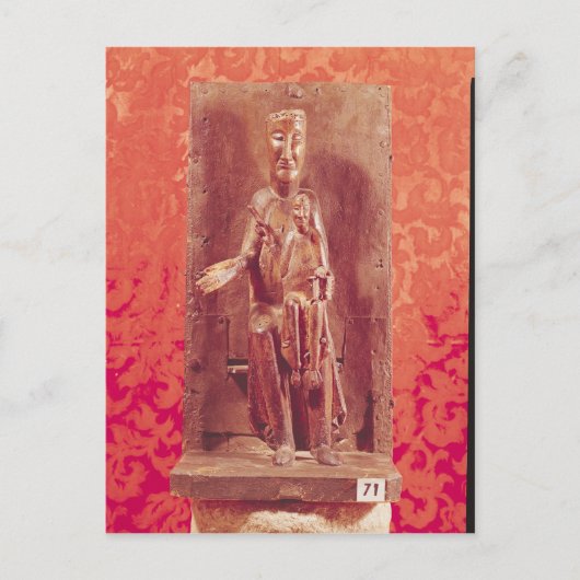 Carte Postale La Vierge Noire, Ecole Catalane, 11ème siècle (Devant)