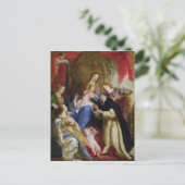 Carte Postale La Vierge offrant le Rosaire (Debout devant)