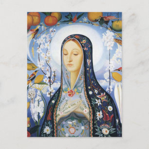 Carte Postale La Vierge par Joseph Stella