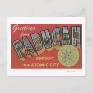 Carte Postale La ville atomique - Grandes scènes de lettres