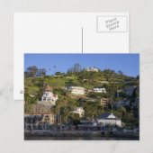 Carte Postale La ville d'Avalon sur l'île de Catalina, (Devant / Derrière)