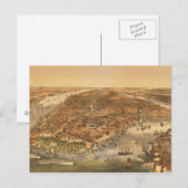 Carte Postale La ville de New York, 18 ans (Devant / Derrière)