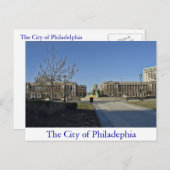 Carte Postale La ville de Philadelphie (Devant / Derrière)