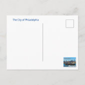 Carte Postale La ville de Philadelphie (Dos)