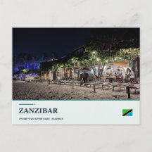 La ville de pierre de Zanzibar après la tombée de 