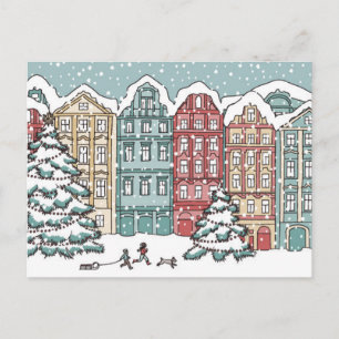 Carte Postale La ville d'hiver