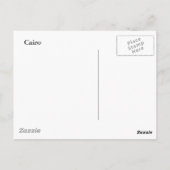 Carte Postale La ville du Caire (Dos)