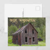 Carte Postale La ville fantôme de Bodie Washington (Devant / Derrière)