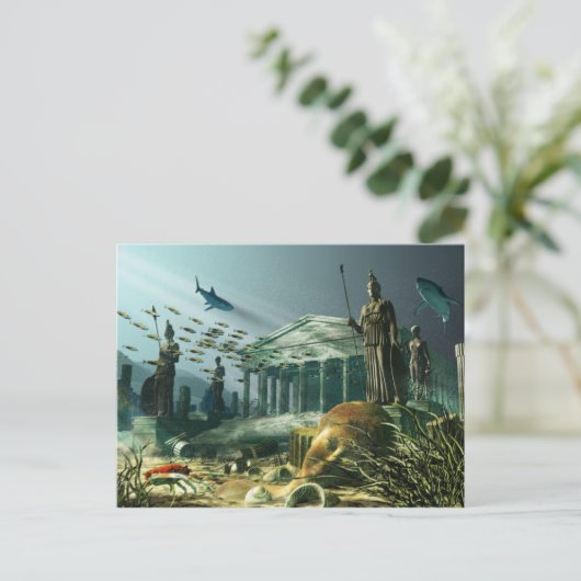 Carte Postale La ville perdue d'Atlantis (Debout devant)