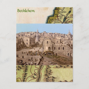 Carte Postale La Ville Sainte De Bethléem