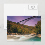 Carte Postale La Virginie Occidentale, parc d'état Babcock (Devant / Derrière)