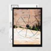 CARTE POSTALE LA VISION DE LA ROUE DE NORMAN (Devant / Derrière)