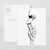 Carte Postale La vision de Socrates (Devant / Derrière)