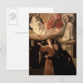 Carte Postale La vision de St. Alphonsus Rodriguez (Devant / Derrière)