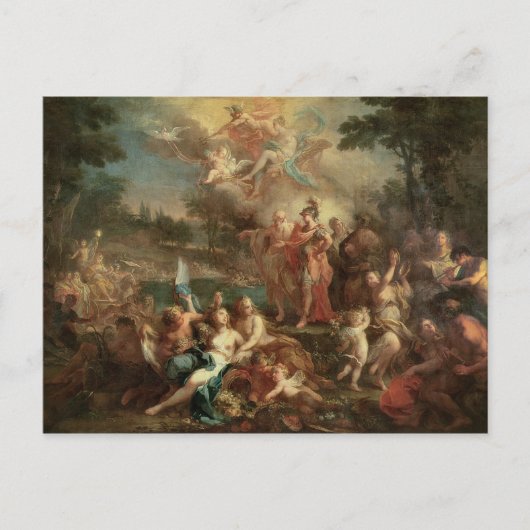 Carte Postale La Vision d'Enée dans les Champs Élysées (Devant)