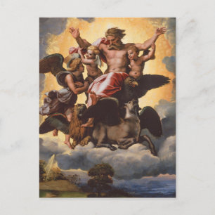 Carte Postale La vision d'Ézéchiel par Raphaël