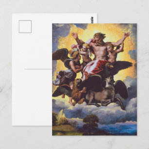 Carte Postale La Vision d'Ezechiel Raphaël
