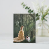 CARTE POSTALE LA VISITE (Debout devant)