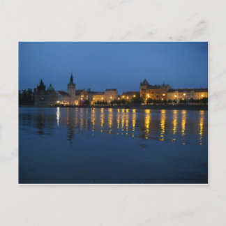 Carte Postale La Vltava la nuit