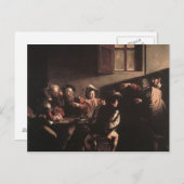 Carte Postale La Vocation de saint Matthieu (Devant / Derrière)