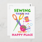 CARTE POSTALE LA VOIE ME PREND (Devant / Derrière)