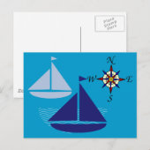 Carte Postale La Voile (Devant / Derrière)