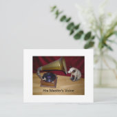 Carte postale - la voix de son maître (Debout devant)