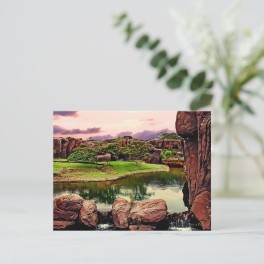 Carte Postale La vue (Debout devant)