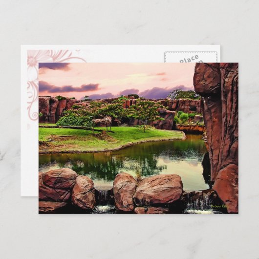 Carte Postale La vue (Devant / Derrière)