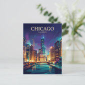 Carte Postale La Willis Tower USA (Debout devant)